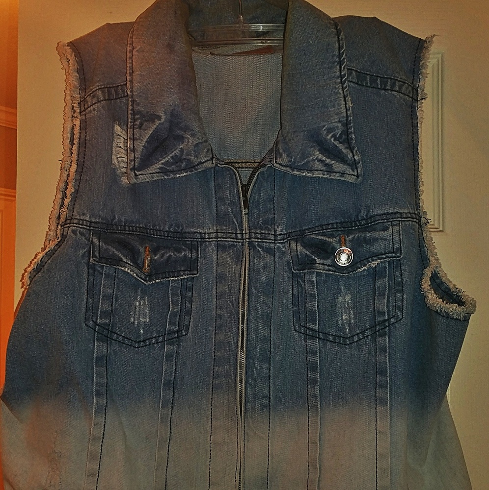 Denim vest